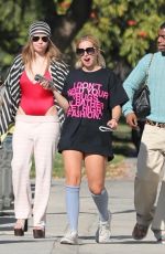 ADDISON RAE Out with Friends in Los Angeles 01/02/2025