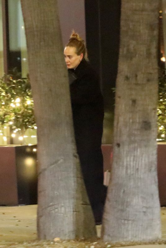 ADELE and Rich Paul Leaves a Restaurant in Los Angeles 01/04/2025