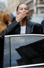 ADRIANA LIMA Out at Paris Fashion Week 01/26/2025
