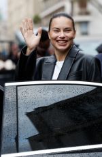 ADRIANA LIMA Out at Paris Fashion Week 01/26/2025
