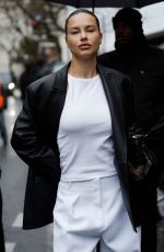 ADRIANA LIMA Out at Paris Fashion Week 01/26/2025