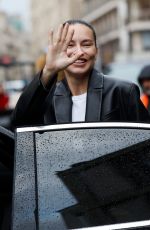 ADRIANA LIMA Out at Paris Fashion Week 01/26/2025