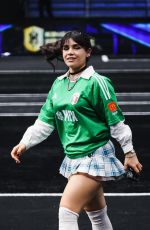 ALANA FLORES Arrives at Kings World Cup Nations 2025 Semi-finals at Kings League Arena 01/10/2025