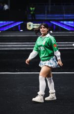ALANA FLORES Arrives at Kings World Cup Nations 2025 Semi-finals at Kings League Arena 01/10/2025