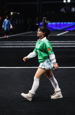 ALANA FLORES Arrives at Kings World Cup Nations 2025 Semi-finals at Kings League Arena 01/10/2025
