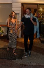 ALESSANDR AMBROSIO and Buck Palmer Leaves Seafood Restaurant in Ipanema 01/12/2025