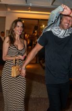 ALESSANDR AMBROSIO and Buck Palmer Leaves Seafood Restaurant in Ipanema 01/12/2025