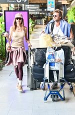 ALESSANDRA AMBROSIO and Buck Palmer Arrives in Florianopolis After New Year