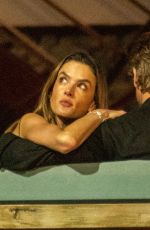 ALESSANDRA AMBROSIO and Buck Palmer at Asian Restaurant in Rio de Janeiro 01/14/2025