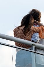 ALESSANDRA AMBROSIO and Buck Palmer Kissing at Family Lunch in Florianopolis 01/04/2025