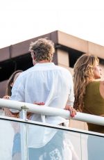 ALESSANDRA AMBROSIO and Buck Palmer Kissing at Family Lunch in Florianopolis 01/04/2025