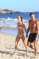 ALESSANDRA AMBROSIO in Bikini Out at Ipanema Beach 01/10/2025