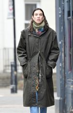 ALEXA CHUNG Out and About in London 01/23/2025