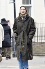 ALEXA CHUNG Out and About in London 01/23/2025