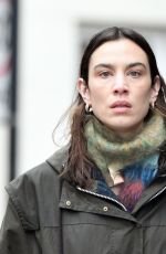 ALEXA CHUNG Out and About in London 01/23/2025