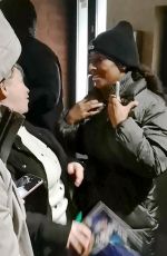 ALEXANDRA BURKE and Joe Pasquale Out in London 01/05/2025