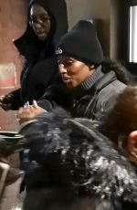 ALEXANDRA BURKE and Joe Pasquale Out in London 01/05/2025