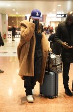 ALEXANDRA DADDARIO Arrives at Airport in Paris 01/26/2025