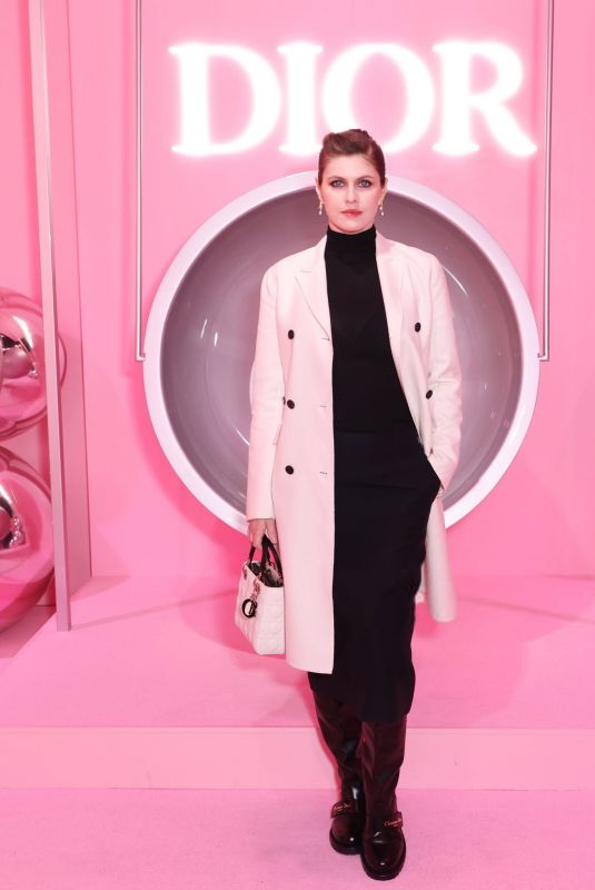 ALEXANDRA DADDARIO at Dior Beauty Inside Lip Glow Party in London 01/30/2025