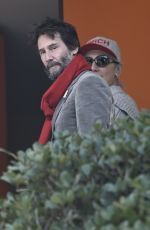 ALEXANDRA GRANT and Keanu Reeves Enjoying New Year Celebrations in Los Angeles 12/31/2024