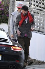 ALEXANDRA GRANT and Keanu Reeves Enjoying New Year Celebrations in Los Angeles 12/31/2024
