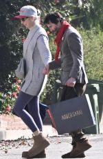 ALEXANDRA GRANT and Keanu Reeves Enjoying New Year Celebrations in Los Angeles 12/31/2024