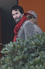ALEXANDRA GRANT and Keanu Reeves Enjoying New Year Celebrations in Los Angeles 12/31/2024