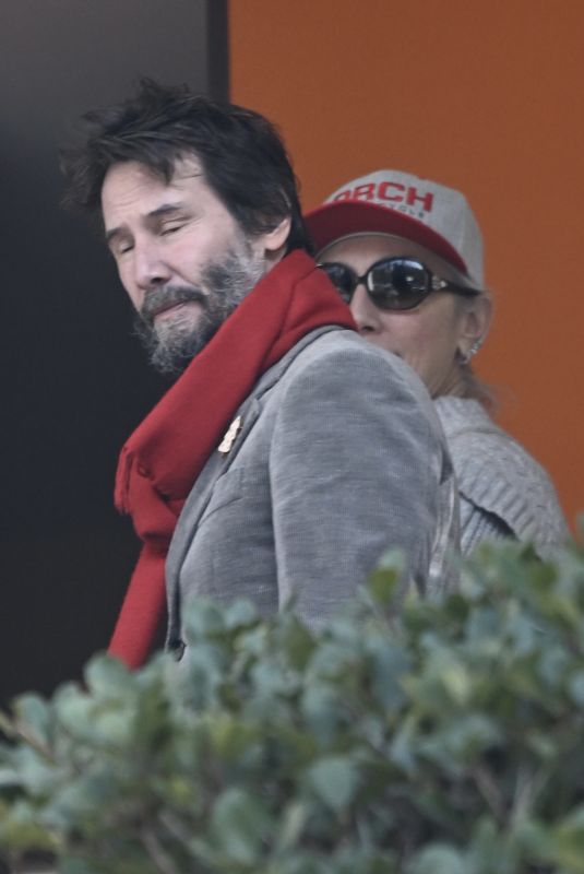 ALEXANDRA GRANT and Keanu Reeves Enjoying New Year Celebrations in Los Angeles 12/31/2024