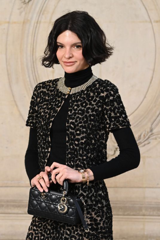 ALISA VOLSKAYA at Christian Dior Haute Couture Show at Paris Fashion Week 01/27/2025
