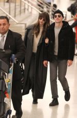 ALISON BRIE and Dave Franco Arrives at Airport in Los Angeles 01/28/2025