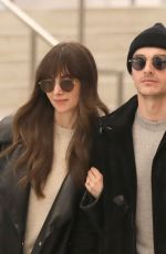 ALISON BRIE and Dave Franco Arrives at Airport in Los Angeles 01/28/2025