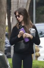 ALISON BRIE Arrives at a Gym in Los Angeles 01/03/2025
