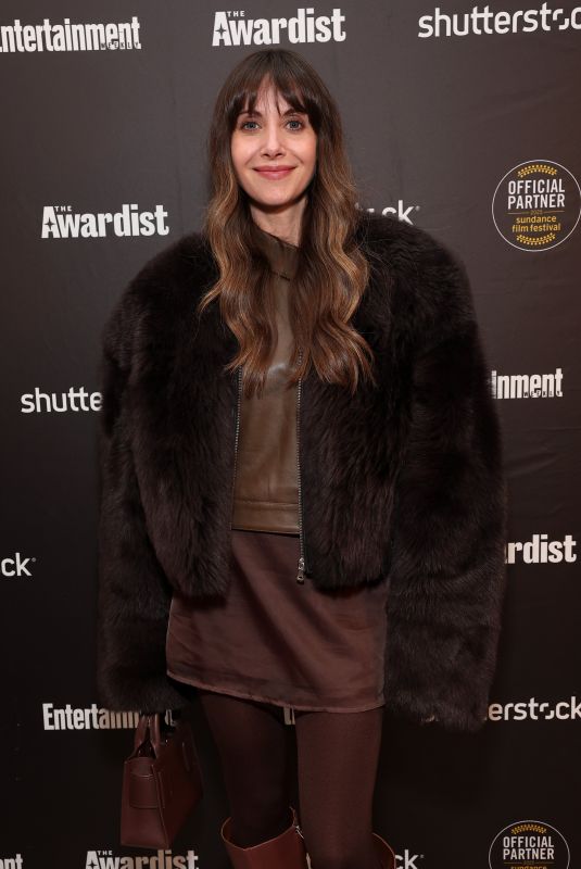 ALISON BRIE at EW Awardist Party at Sundance Film Festival in Park City 01/25/2025