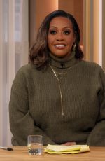 ALISON HAMMOND at This Morning TV Show in London 01/24/2025