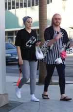 AMANDA BYNES Out with a Friend in Los Angeles 01/11/2025
