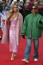 AMANDA HOLDEN and ALISHA DIXON Arrives at Britain