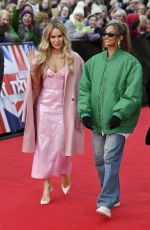 AMANDA HOLDEN and ALISHA DIXON Arrives at Britain