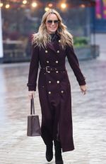 AMANDA HOLDEN Arrives at Heart Radio in London 01/14/2025