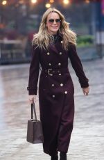 AMANDA HOLDEN Arrives at Heart Radio in London 01/14/2025