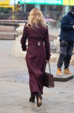 AMANDA HOLDEN Arrives at Heart Radio in London 01/14/2025