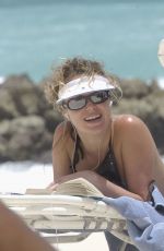 AMANDA HOLDEN in Bikini at a Beach in Barbados 04/04/2003