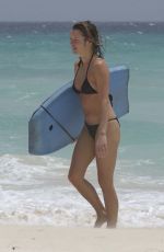 AMANDA HOLDEN in Bikini at a Beach in Barbados 04/04/2003