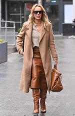 AMANDA HOLDEN Leaves Heart Breakfast Show in London 01/16/2025