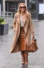 AMANDA HOLDEN Leaves Heart Breakfast Show in London 01/16/2025