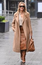 AMANDA HOLDEN Leaves Heart Breakfast Show in London 01/16/2025