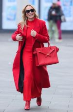 AMANDA HOLDEN Leaves Heart Breakfast Show in London 01/21/2025
