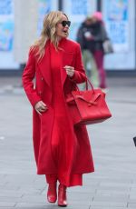 AMANDA HOLDEN Leaves Heart Breakfast Show in London 01/21/2025