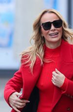 AMANDA HOLDEN Leaves Heart Breakfast Show in London 01/21/2025