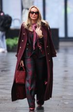 AMANDA HOLDEN Leaves Heart Radio in London 01/05/2025