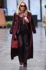 AMANDA HOLDEN Leaves Heart Radio in London 01/05/2025